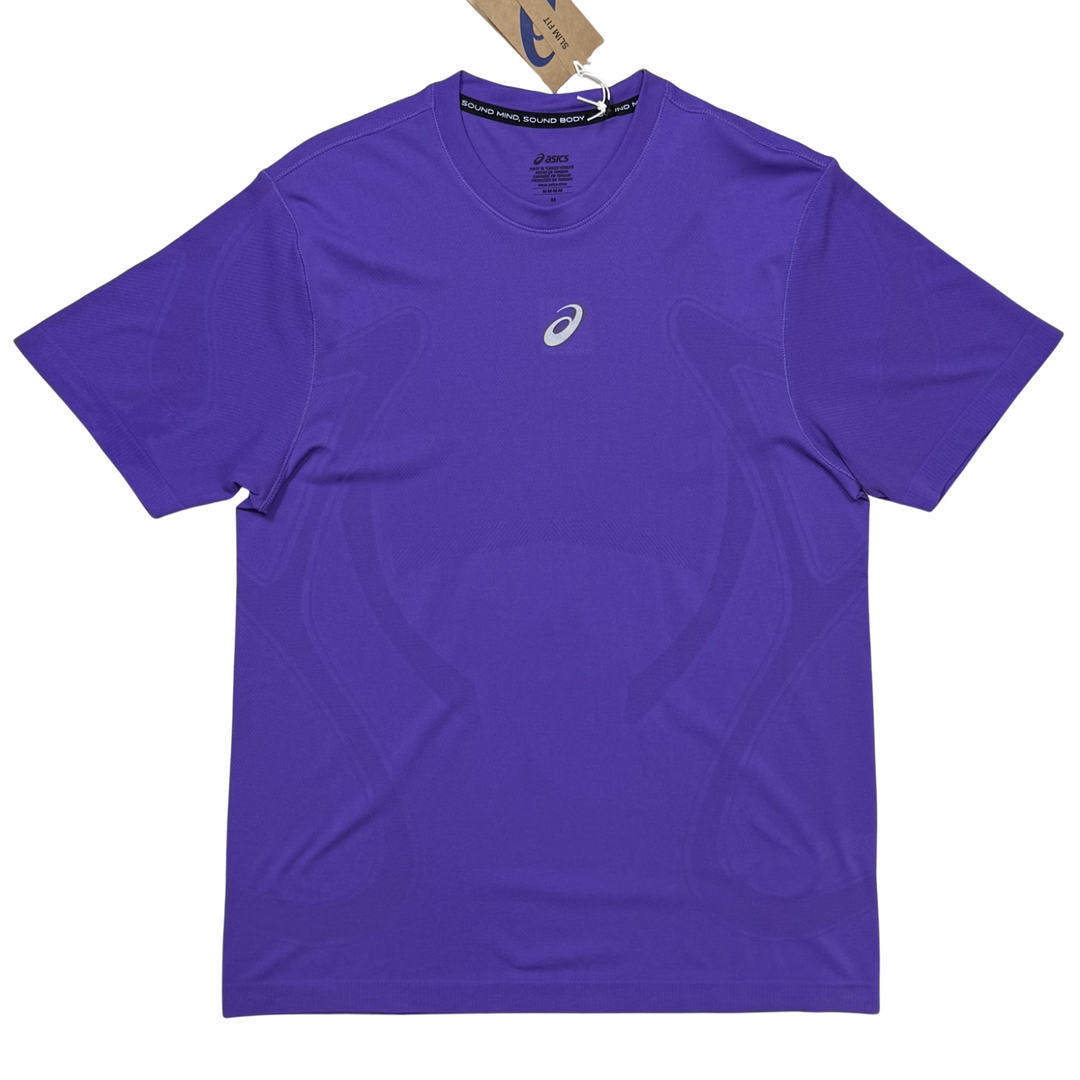 ASICS Core Run Jacket, Seamless T-Shirt & 7in Shorts ‘Purple / Black’