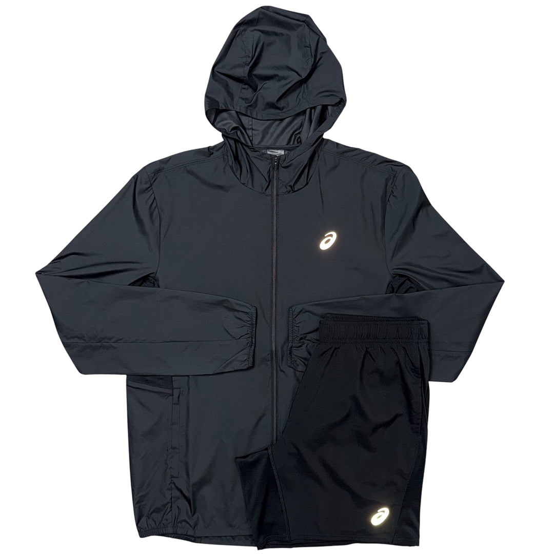 ASICS Core Jacket & 7in Core Shorts ‘Black’