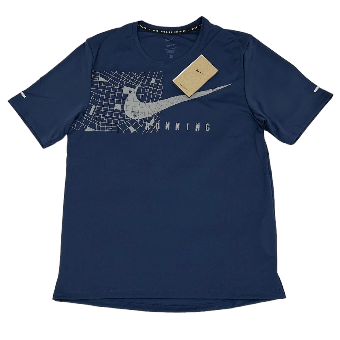 Nike Running Division T Shirt Navy