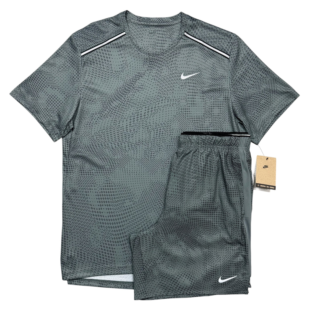 Nike Printed Miler & 7in Challenger Shorts ‘Grey’