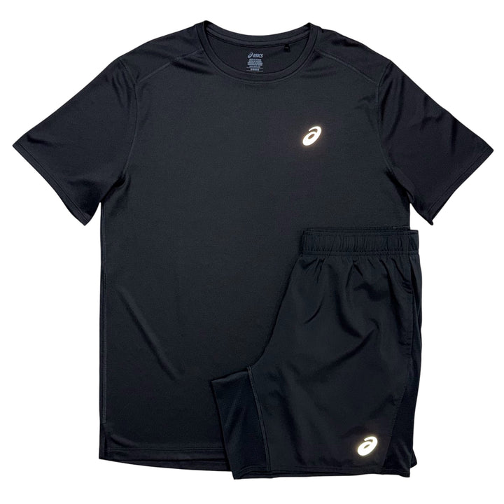 ASICS Core Jacket, Core T-Shirt & 7in Core Shorts ‘Black’