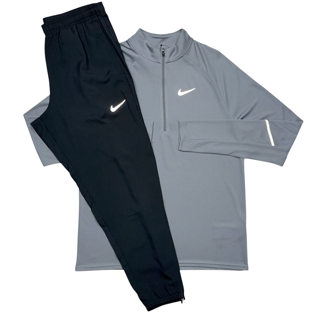 Nike Miler 1/4 Zip & Challenger Pants ‘Grey / Black’