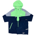 Nike Windrunner & 7in Miler Shorts in Green / Navy