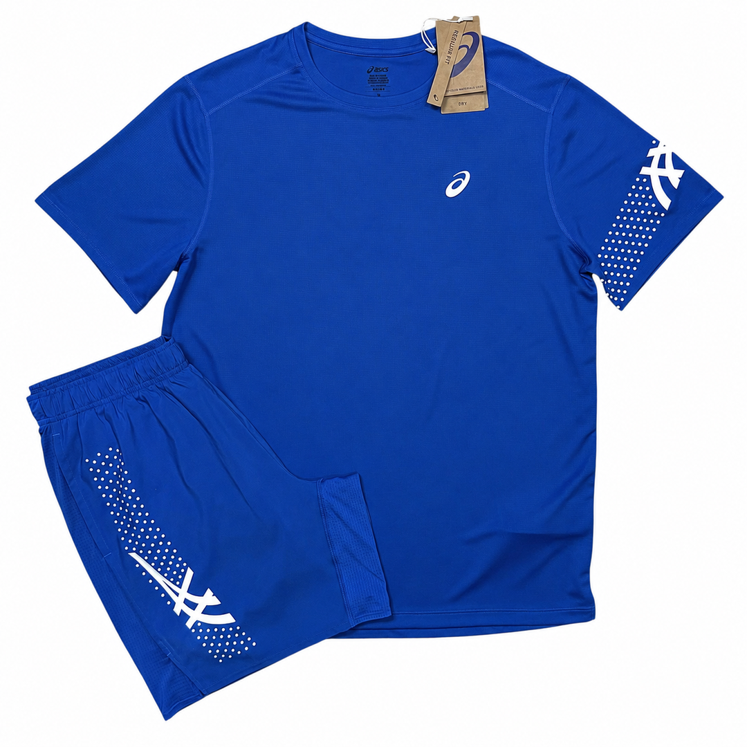 ASICS Icon T-Shirt & 7in Icon Shorts ‘Cobalt’