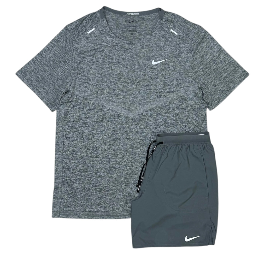 Nike Rise 365 T-Shirt 'Grey' 7in Flex Shorts – menswearmovement