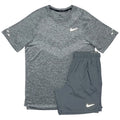 Nike ADV Stride T-Shirt & 7in Challenger Shorts in Smoke Grey