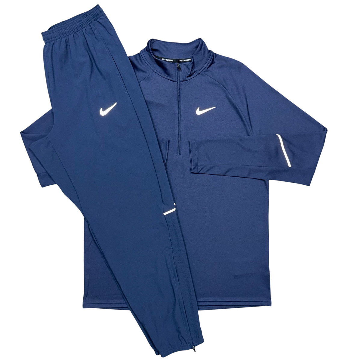 Nike Miler 1/4 Zip & Miler Pants in Navy