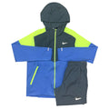 Nike Windrunner & 7in Challenger Shorts in Neon / Grey