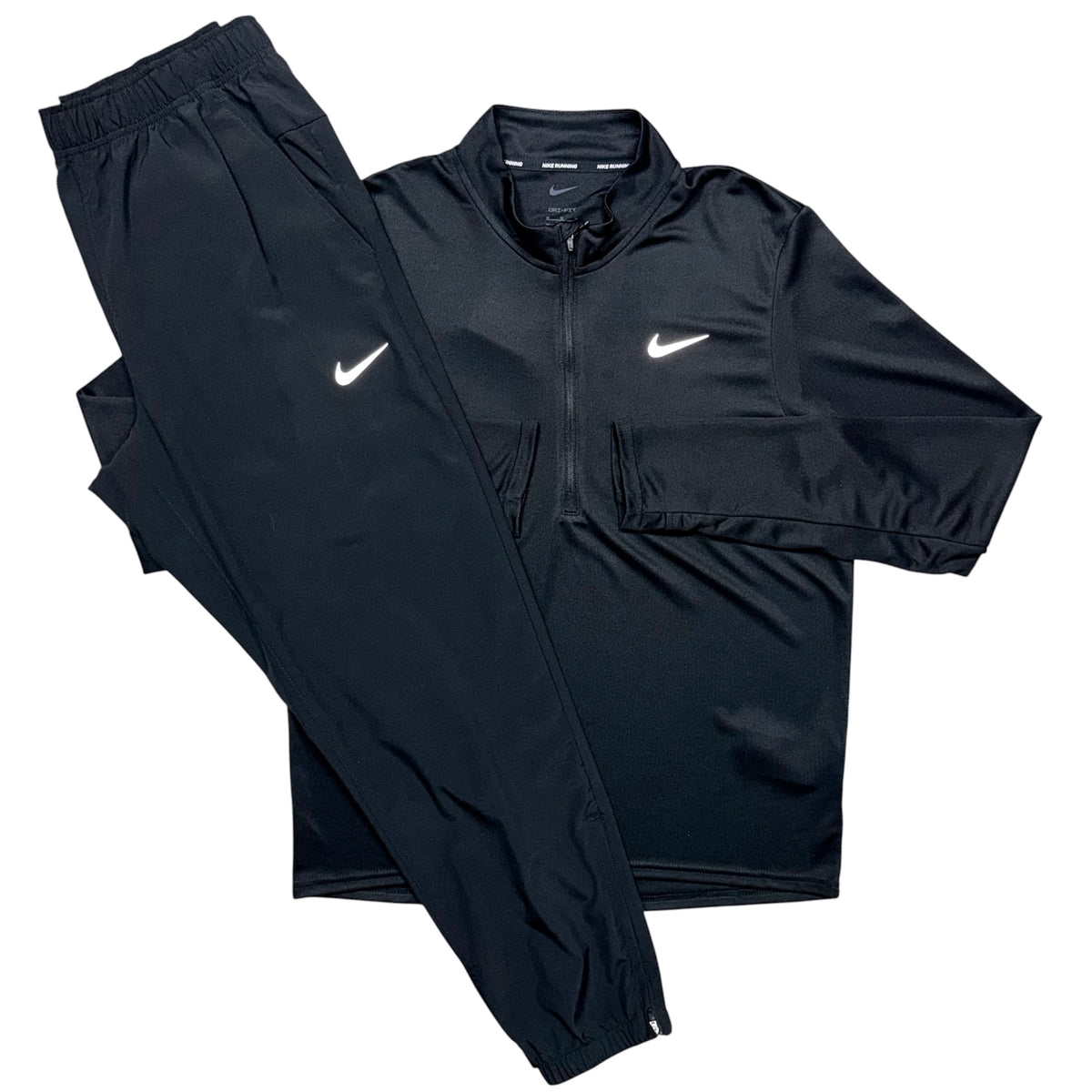 Nike Pacer 1/4 Zip & Challenger Pants ‘Black’