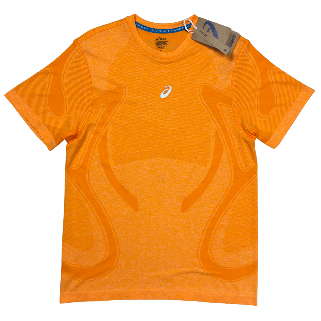 ASICS Core Jacket, Seamless T-Shirt & 7in Shorts ‘Safety Orange / Grey’
