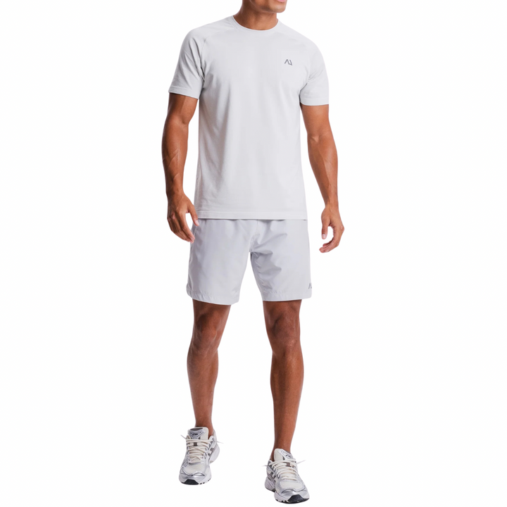 Agaru Form T-Shirt & Shorts ‘Pearled White’